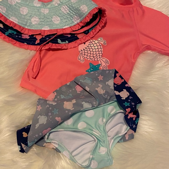 NWOT- 3PCS UV SKINZ SWIMWEAR SIZE 2T - Picture 3 of 5